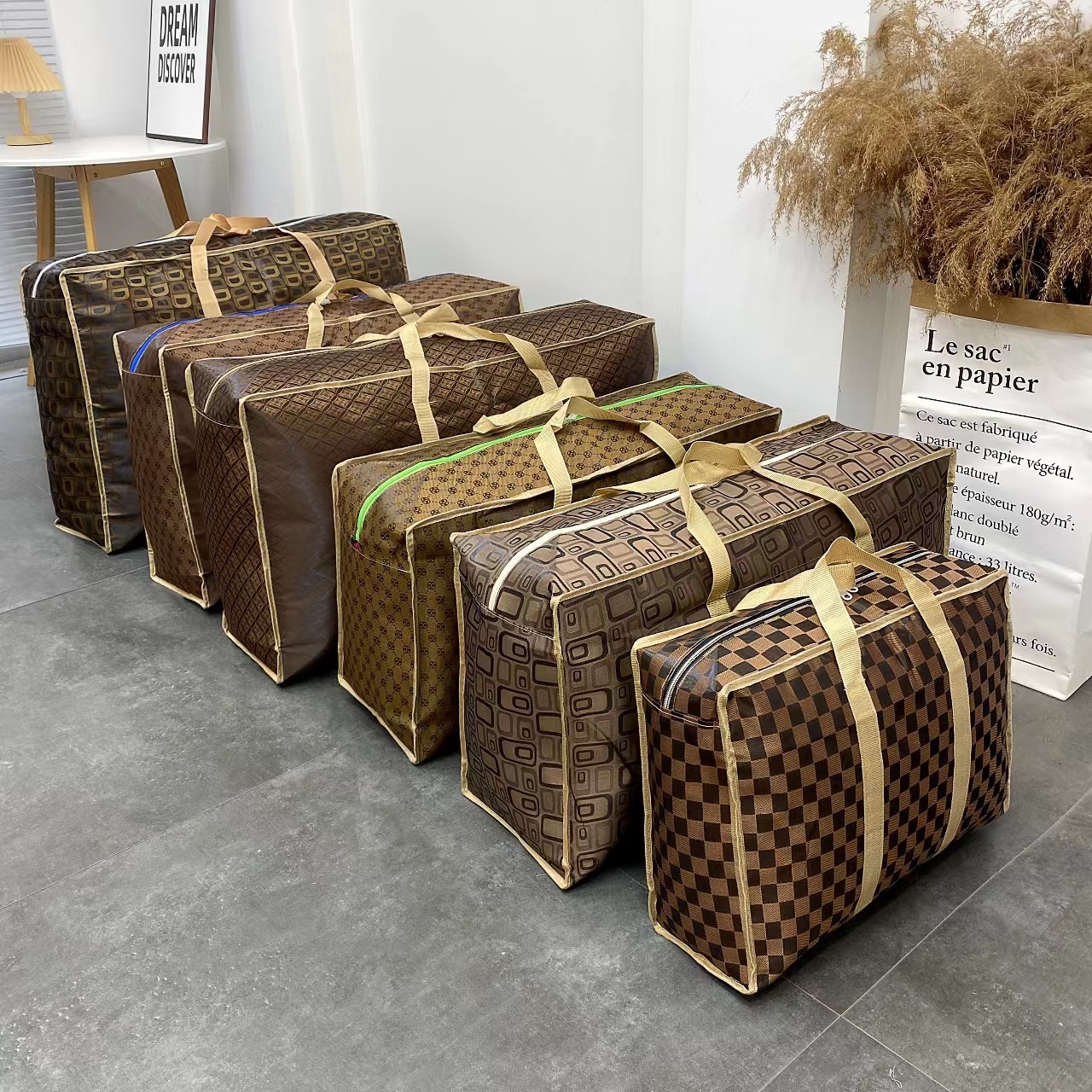 waterproof travel bag for moving non-woven cloth