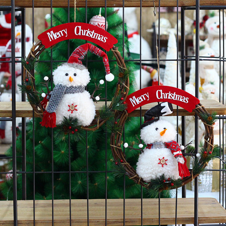 Christmas decorations, doll, creative pendant, 35 cm