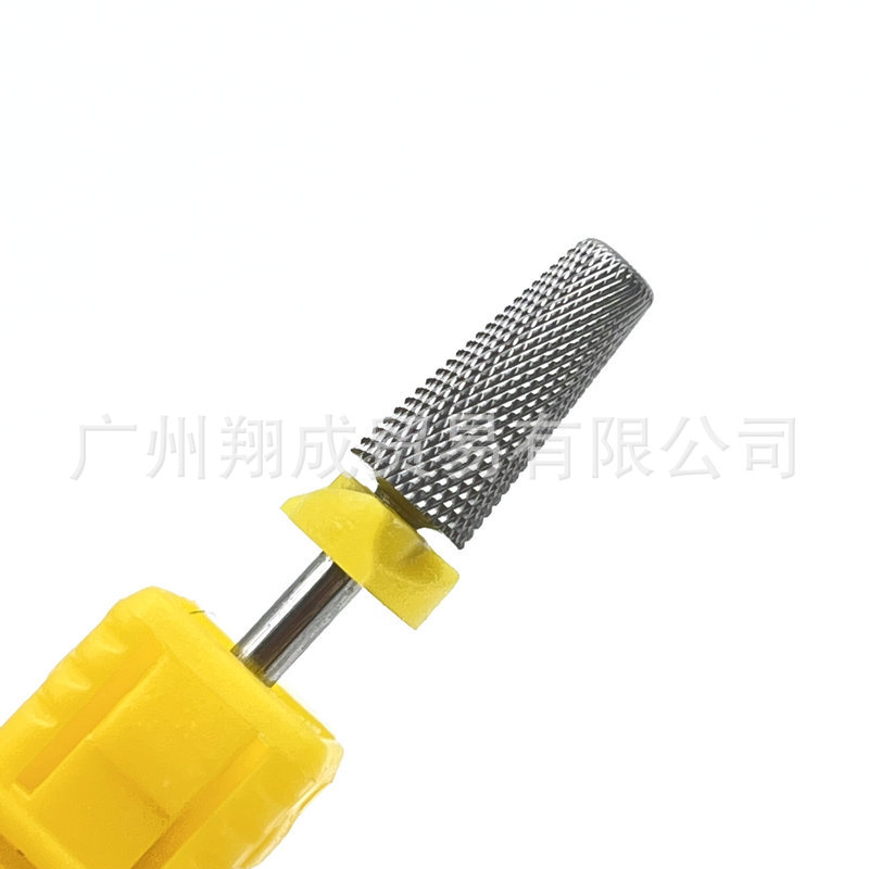 Nail art de gama alta frontal cabeza de molienda + eliminación de uñas de aleación de acero de tungsteno taladro de eliminación de uñas taladro tallado cabeza de molienda