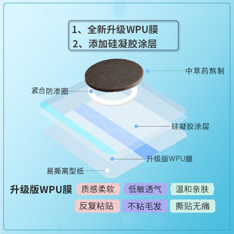 三伏贴成人儿童穴位艾灸贴蜂蜜肚脐贴三九保健贴盛千医药膏贴