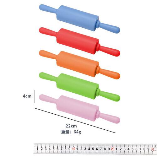 Plastic rolling pin household small size PP handle roller dumpling rolling pin children's mini rolling pin baking tool