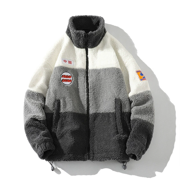 White/medium gray/deep gray