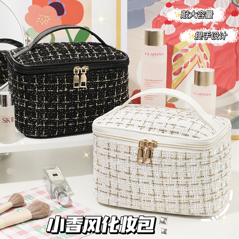 Cosmetic bag for women, portable, high-end, large-capacity, super popular ISN-style cosmetics storage box, toiletry bag wholesale
