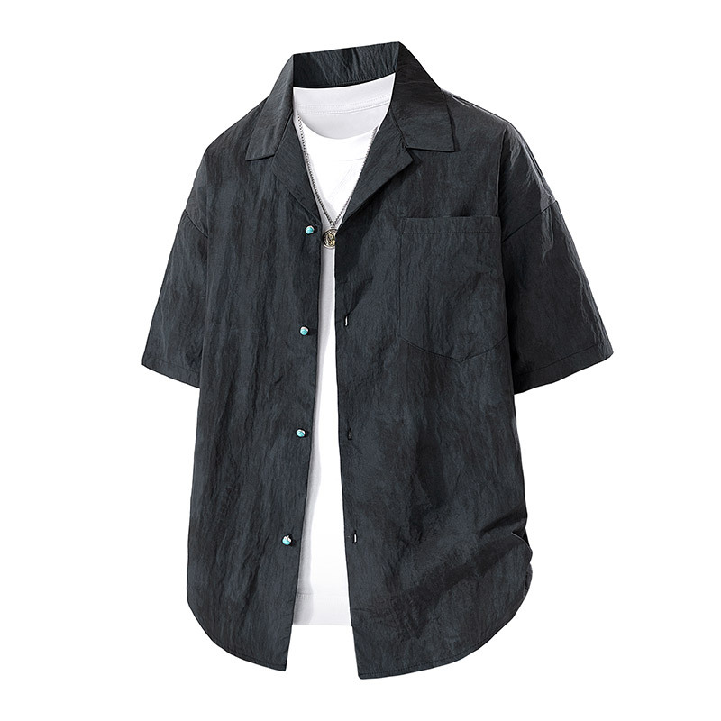 Summer trousers, travel shirt, plus size, with short sleeve 4