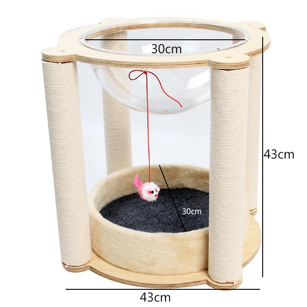 단단한 나무 다층 보드 공간 캡슐 2층 면 및 리넨
