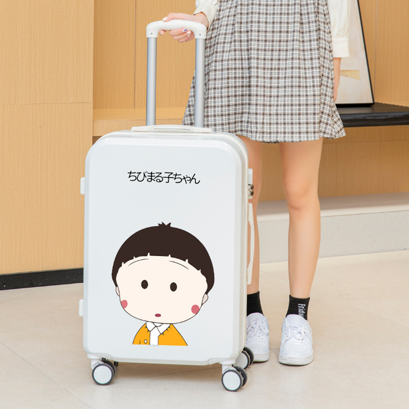 Factory supply LOGO trolley case wholesale universal wheel suitcase 20 inch 24 inch password box student suitcase