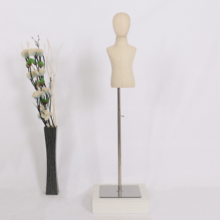 Modelo DE LOS NIÑOS apoyos medio cuerpo soporte con diadema mano ventana pantalla soporte niños y niñas tienda de ropa modelo estante image 15