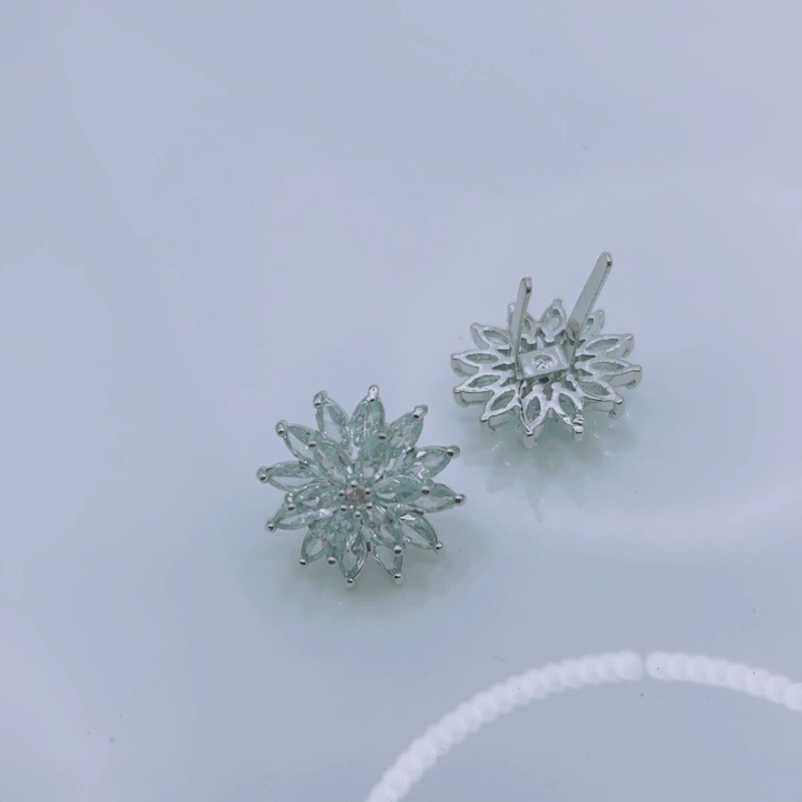 Обувь цветок конский глаз циркон