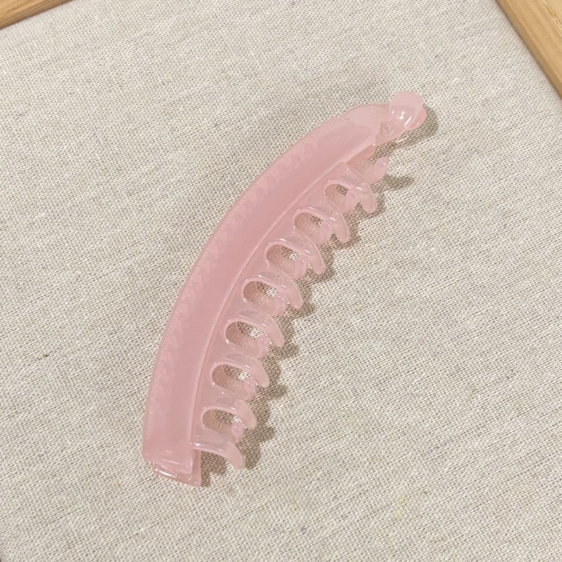 つや消しのシンプルな大きなバナナクリップ、多用途のダークカラーの女性の髪の量、滑り止めポニーテールヘアクリップ、歯付きヘアクリップ|undefined