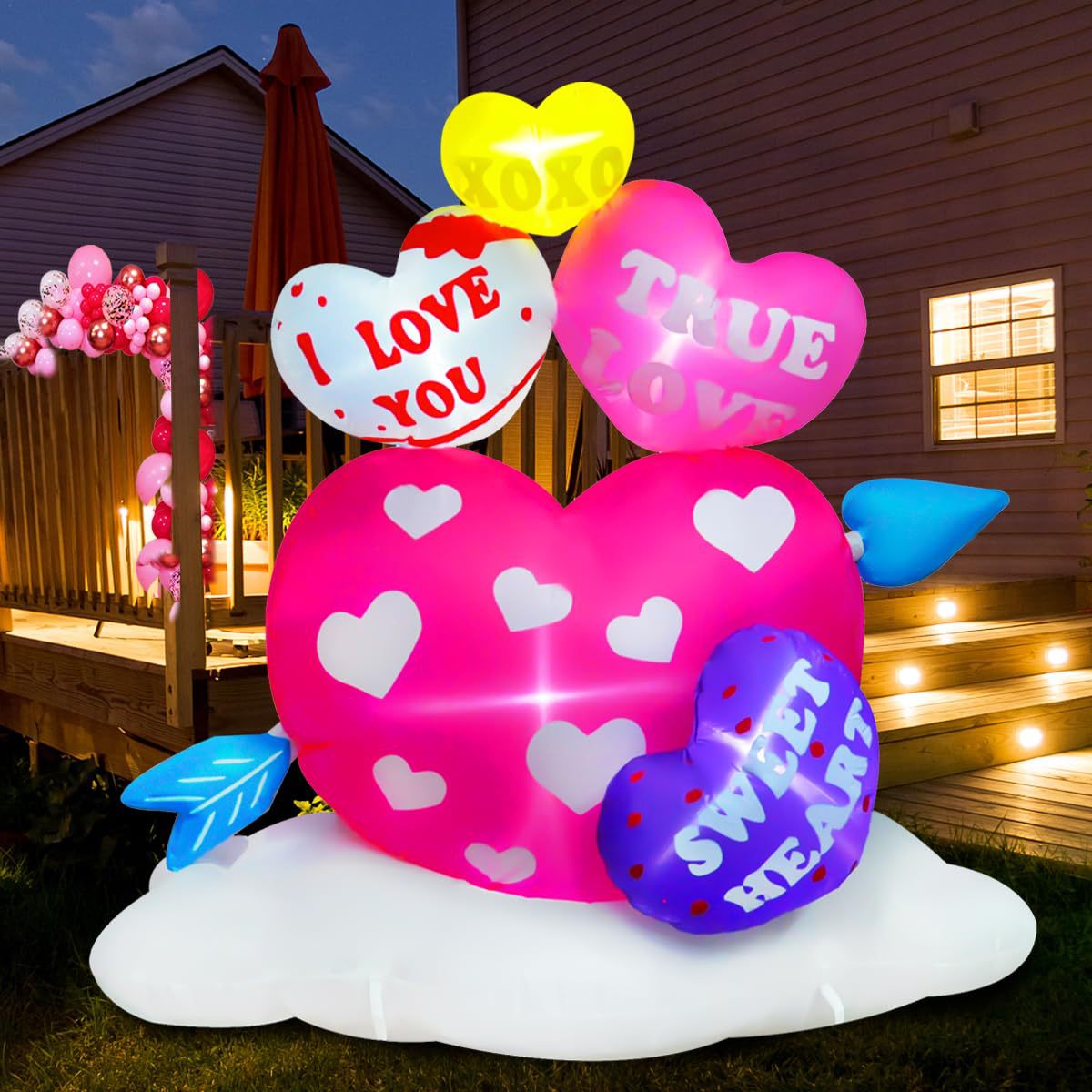 A-6FT Valentine Hearts with Ar