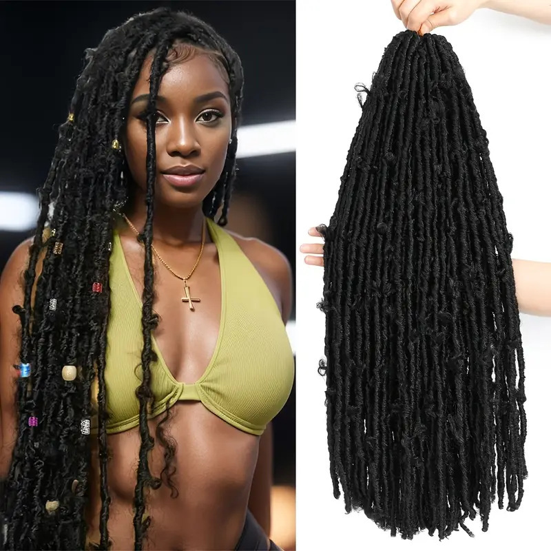 外国貿易ドレッドヘアかぎ針編みヘアバタフライロックスかぎ針編みヘア女神バタフライウィッグ|undefined