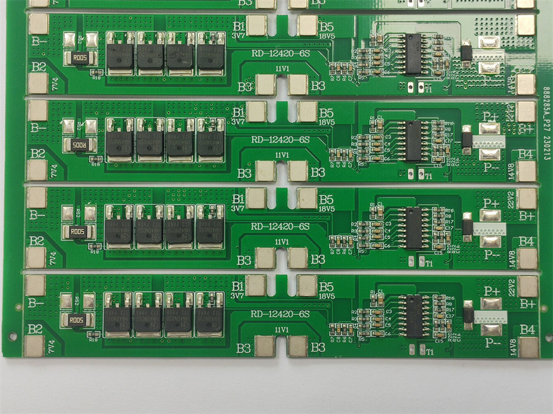6 strings 22v lithium battery protection board 5A fascial gun battery protection board fiberglass current 18650 factory in stock