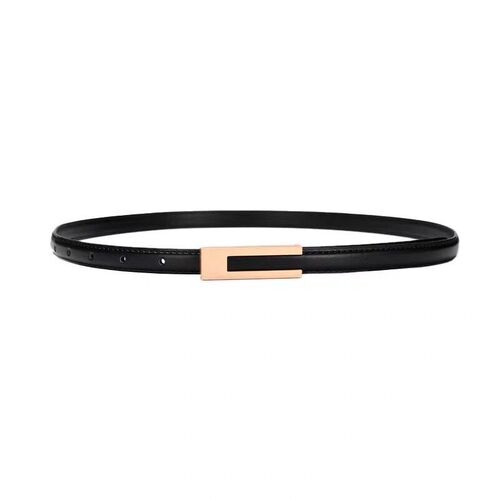 Belt black retro small belt women's simple classic all-match belt thin matching skirt shirt suit trouser belt thin style