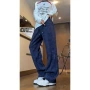 撞色宽松扎染重磅卫裤