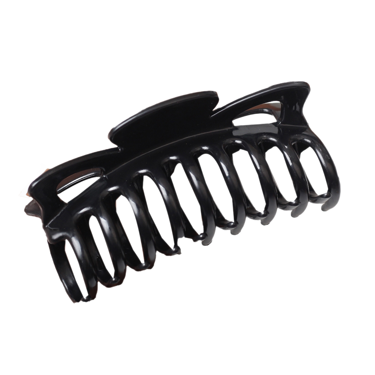 Amazon venta caliente gran clip de agarre de silicona suave 12 cm clip de monstruo damas garras de cabello pintura de goma estilo coreano adornamiento para el cabello