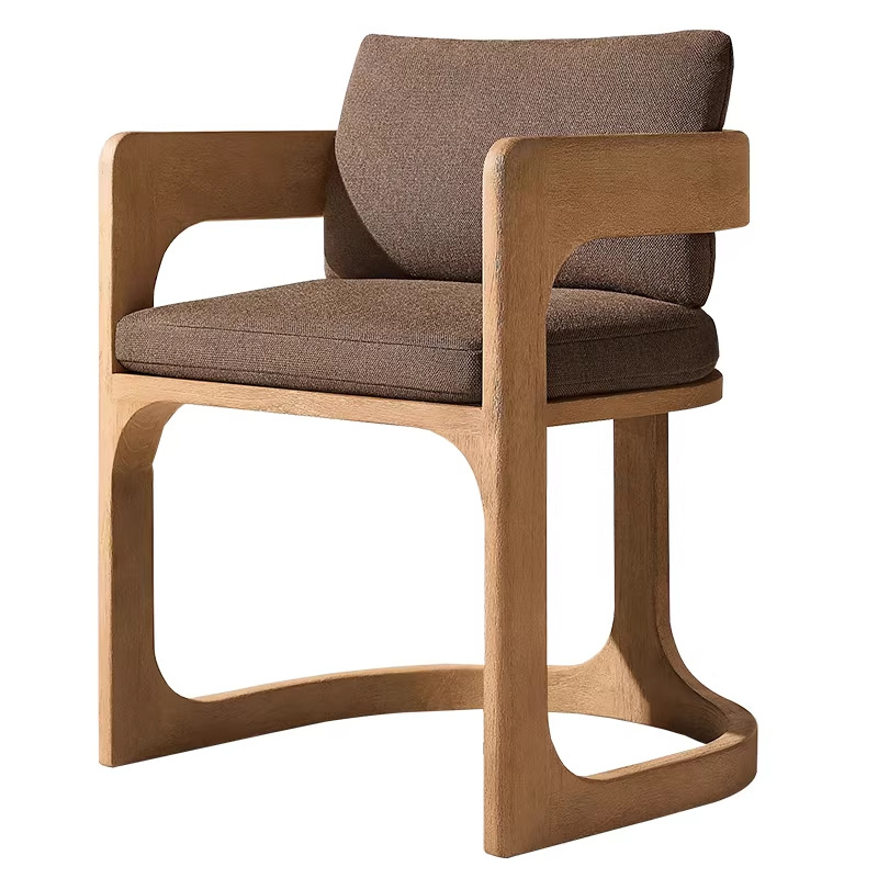 Mesa y silla de madera sólida al aire libre patio villa mesa de madera anticorrosiva al aire libre terraza jardín combinación de silla de teca