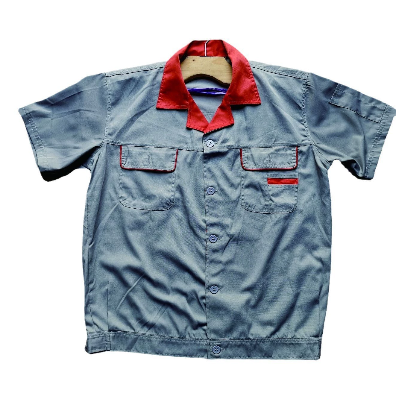 Летние тонкие комбинезоны с коротким рукавом Заводская мастерская авторемонтная машина ремонт дорожное строительство Пальто логотип на заказ оптовая продажа с фабрики