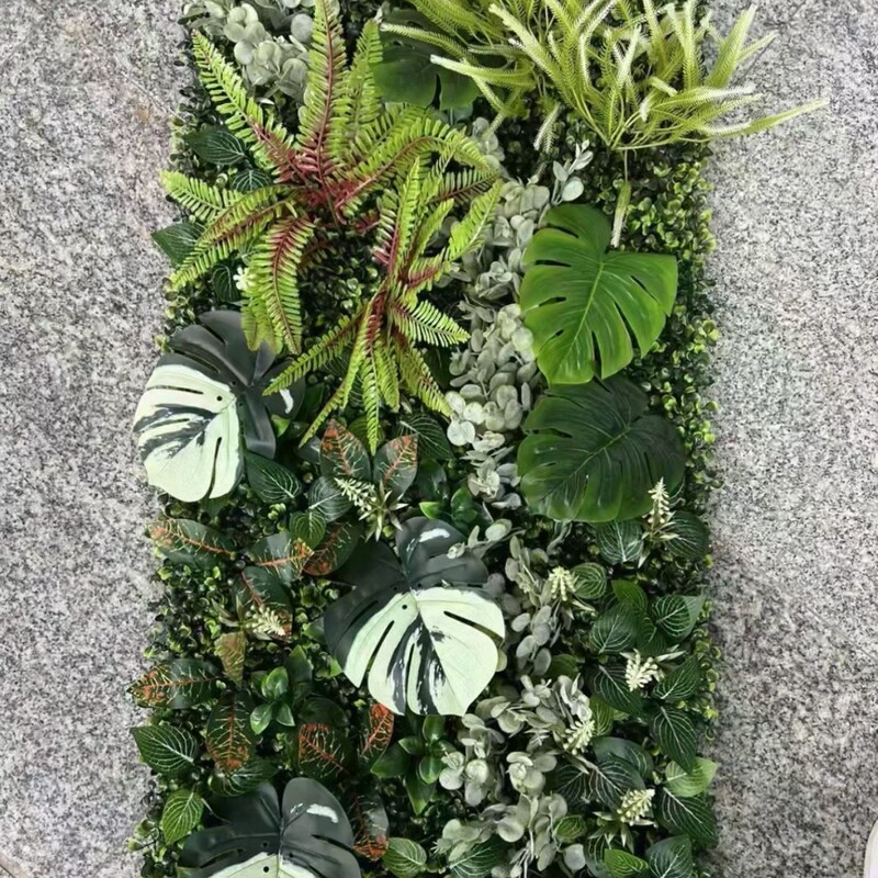 クロスボーダー 50 × 100cm 人工シミュレーション植物壁屋外壁装飾結婚式展示ドアバルコニー|undefined