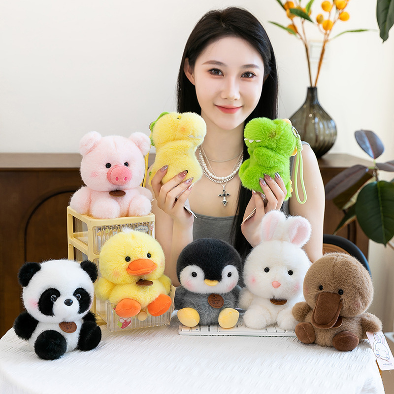 慵懒墩墩桌伴毛绒玩具掌中宝系列动物公仔精品爪机娃娃生日礼物|undefined