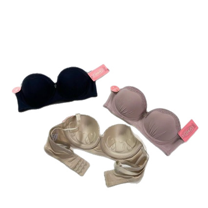 Nuevo comercio exterior de América del Sur correa de hombro de perlas sujetador ajustable, pecho grande, pequeño, soporte superior, ropa interior sexy