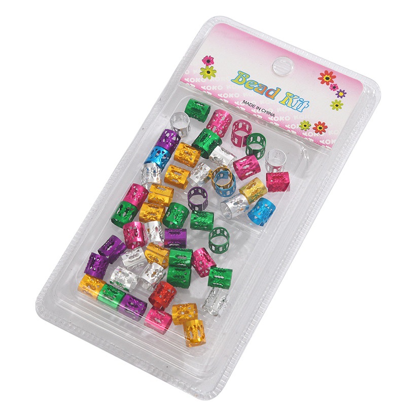 Nuevo color transfronterizo en caja rectangular patrón hueco sucio trenza pelo hebilla plateado color metal joyería accesorios para el cabello al por mayor