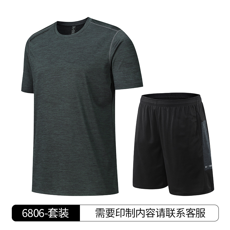 6806-Traje negro y gris