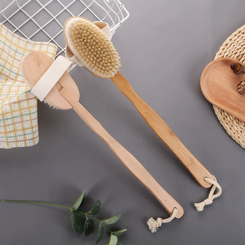 Деревянная длинная щетка для рук bath brush, щетка для ванны, щетка для спины