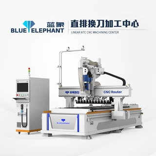 数控开料机 整体衣柜橱柜开料设备 直排木工加工中心 蓝象数控
