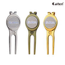 caiton直批高尔夫果岭叉 高尔夫用品高尔夫球锌合金礼品球叉logo