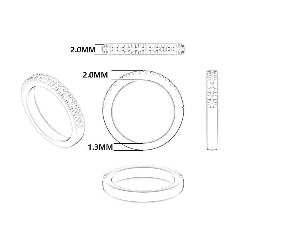 Title 1, Damen Ring aus 925er Silber mit Diamanten beset...