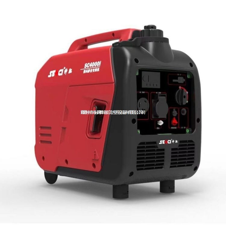 户外露营家用烧烤汽油发电机2KW便携移动摆摊小型变频静音发电 机
