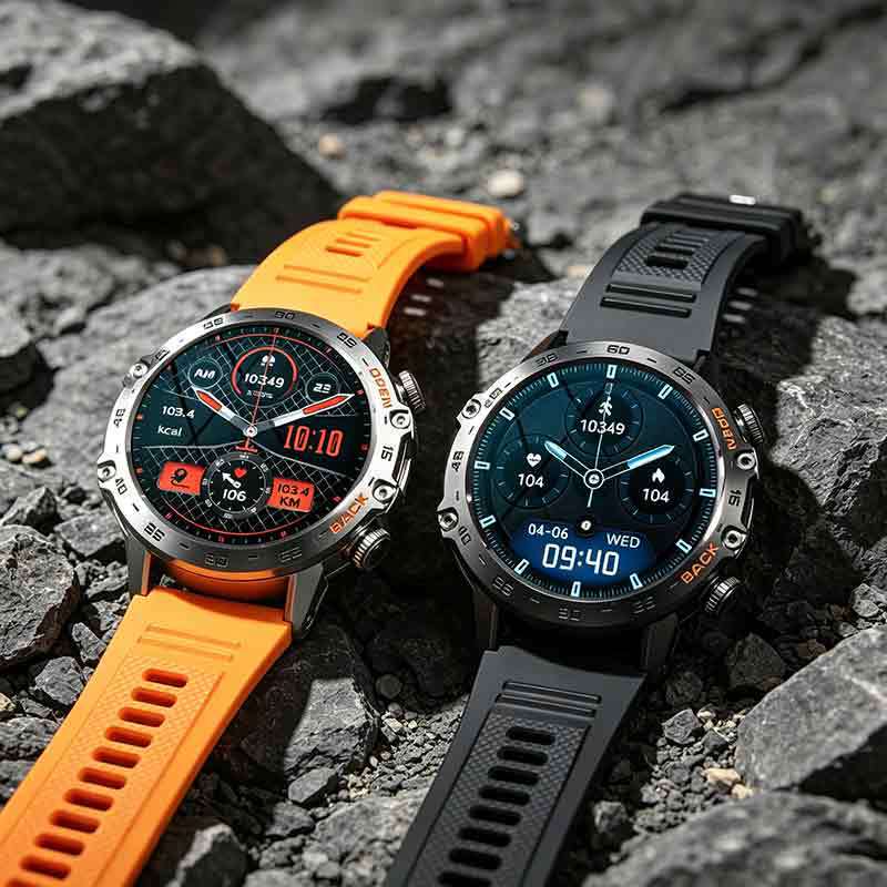 Cross-Border K52 Smart Watch with Heart Rate Monitoring, Bluetooth Calling, Information Push, Step Counting, Multiple Watch Faces, and Smart Sports Features