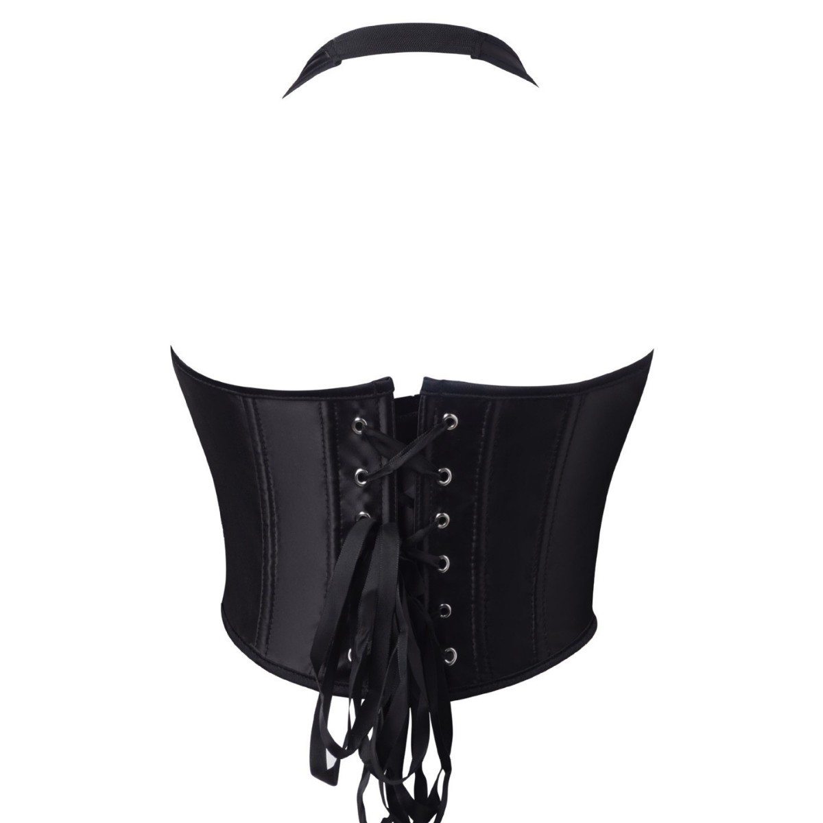 Nuevo cinturón de hombro blanco impresión de malla de manga corta empalme de damas para limpiar el pecho hueso de pez plástico chaqueta productos transfronterizos