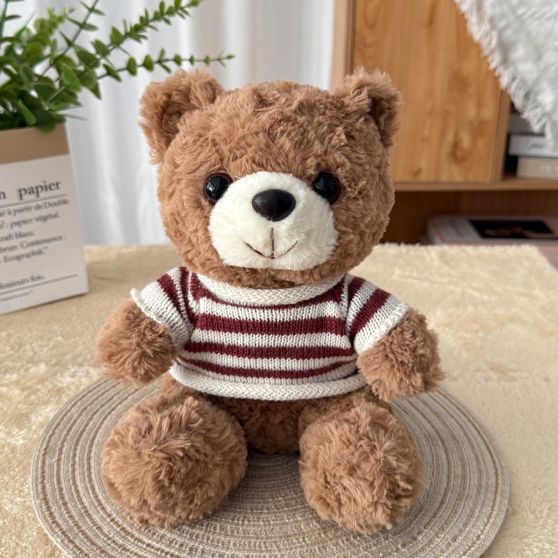 Transfronterizos Teddy Bear muñecas de peluche muñecas de tela regalo de graduación de chicas regalos de eventos logotipo imprimible