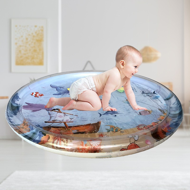 Spot Wholesale Summer Infant Inflatable Water Pad Pat Pad Ice Pad Pat Cushion Crawling Training Toy
