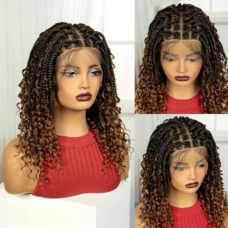 M 34 Elegant Full Lace Goddess Wig Medium Length Curly