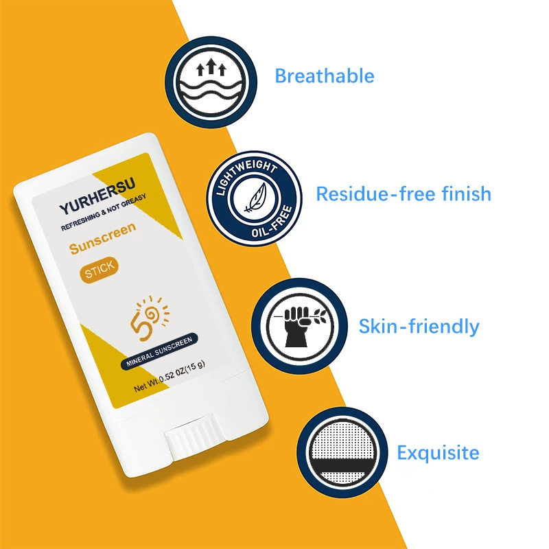 YURHERSU защитная палочка для тела с защитой от ультрафиолета, освежающая, осветляющая, увлажняющая, для летнего ухода