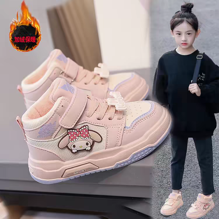 Zapatos para niñas para estudiantes 2025 modelos de primavera y otoño, zapatos deportivos para niños de mediana edad, zapatos para bebés, zapatillas casuales, zapatos para niños para niñas