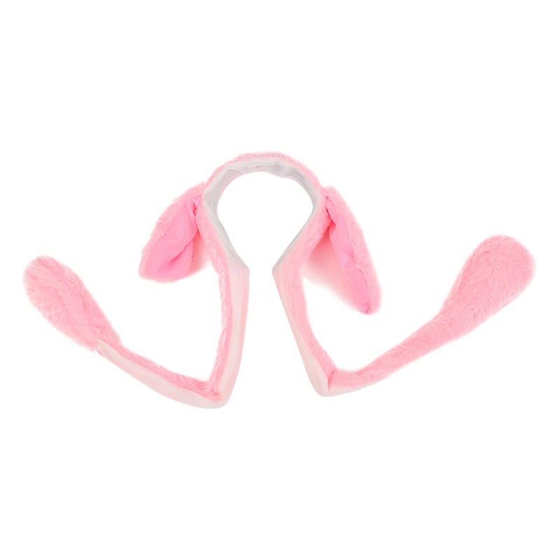 Nuevo sombrero de conejo brillante, orejas de Airbag de dibujos animados, Orejas de conejo móviles, diadema de celebridad de Internet, venta de juguetes lindos al por mayor