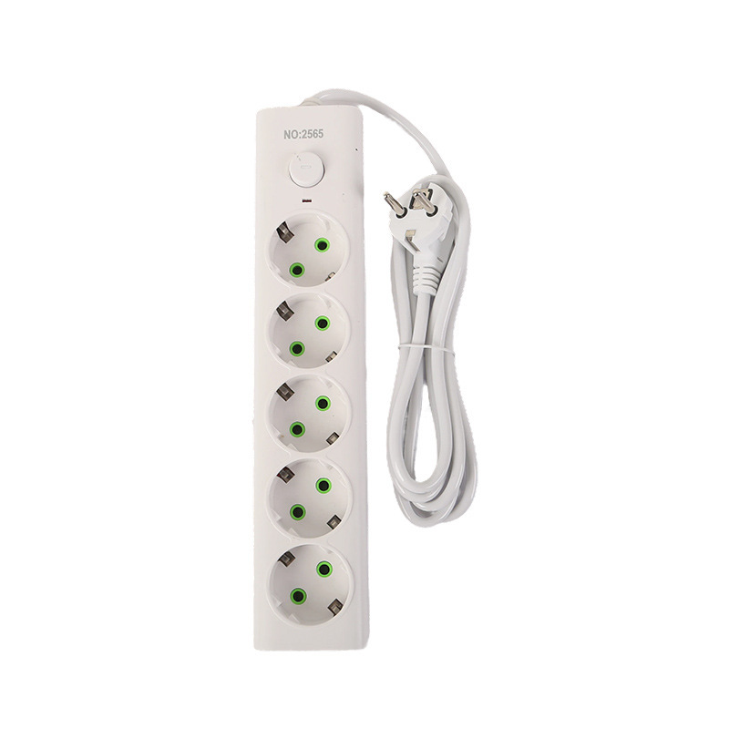 Europa 5 - 10 jack negro y blanco con bolsa de luz indicadora interruptor general de comercio electrónico transfronterizo ruso