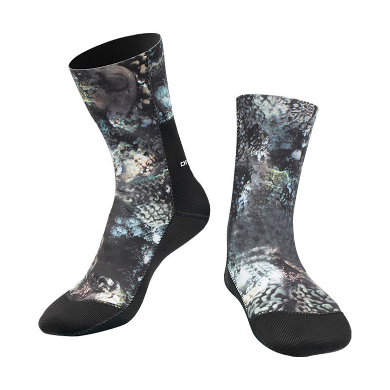 5mm Camouflage Diving Socks Korean Cr Non-Slip Wear-Resistant Snorkeling Socks Neoprene Swimming Socks Super Elastic Beach Socks 5mm Camouflage Diving Socks Korean Cr Non-Slip Wear-Resistant Snorkeling Socks Neoprene Swimming Socks Super Elastic Beach Socks