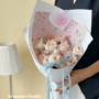 新品碎花背景花束包花纸