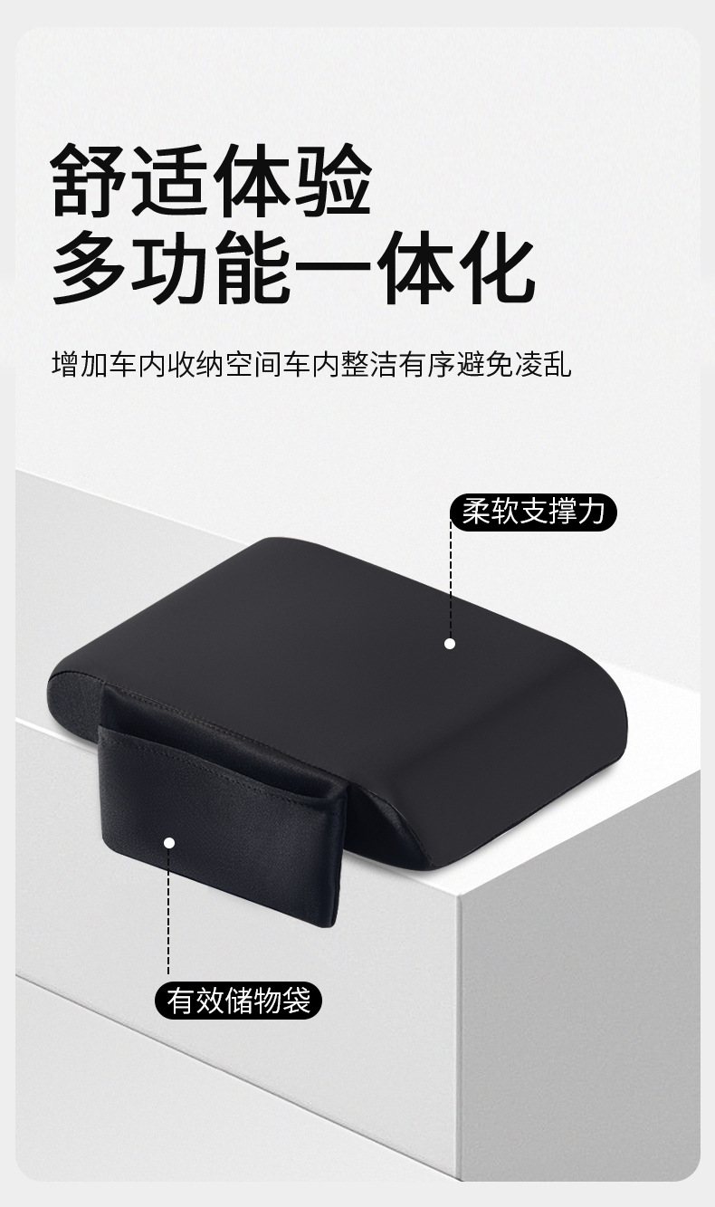 Factory Direct Sales High-End Car Massage Headrest Memory Foam Seat Neck Pillow Lumbar Support Car Lumbar Support Pillow