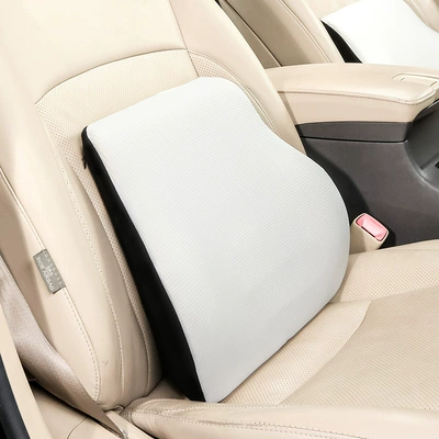 Headrest, Pillow, Comfortable and Skin-Friendly Car - p157-gray-lumbar-support
