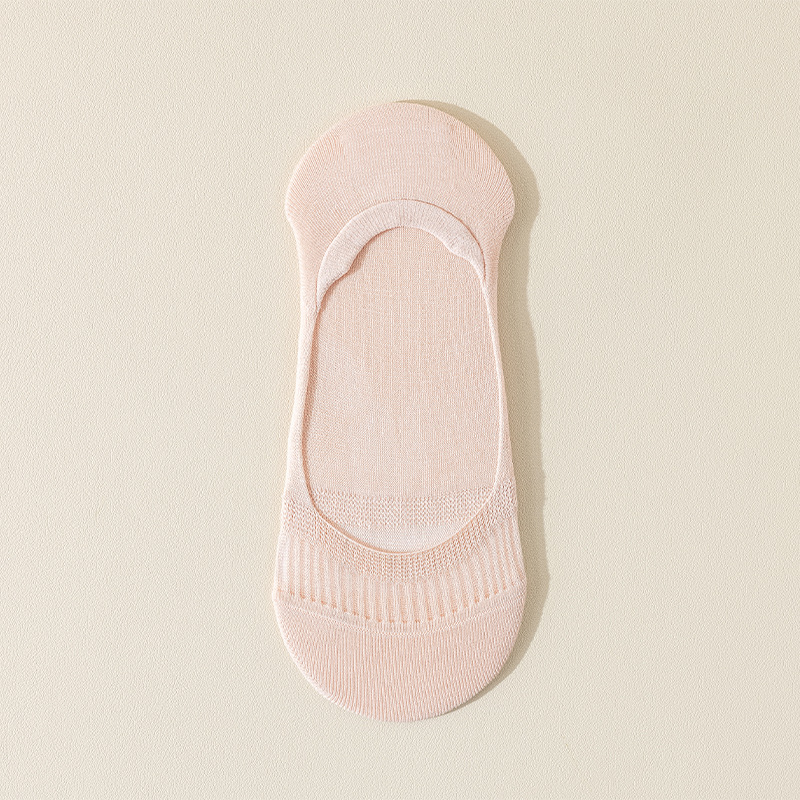 Calcetines de barco, boca baja, calcetines invisibles, mujeres, verano, malla fina, silicona transpirable, tacones altos antideslizantes, calcetines cortos, calcetines Zhuji