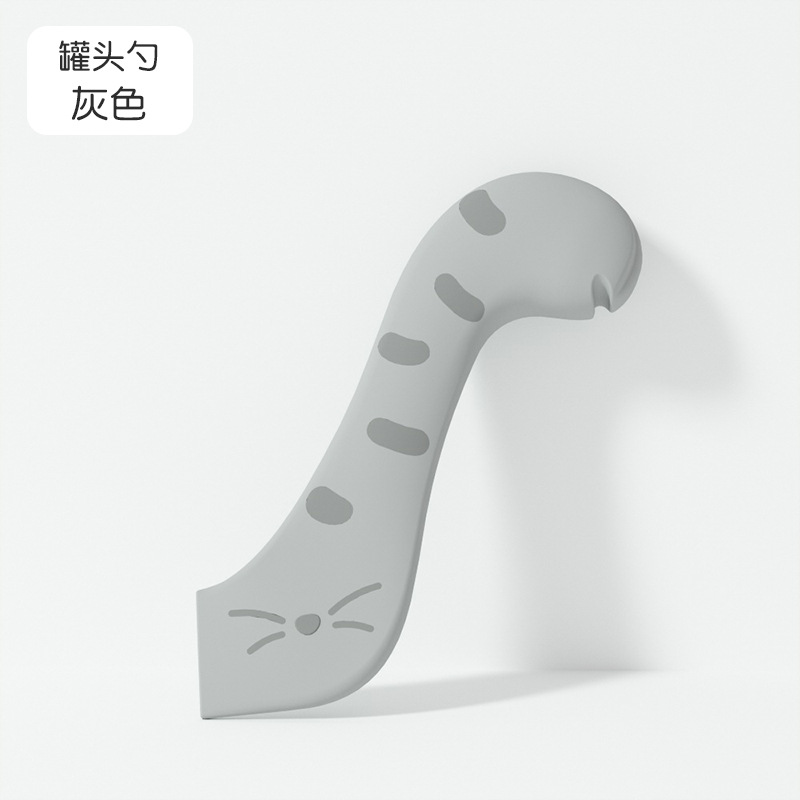 Nuevo gato enlatado cuchara abre latas mascota gatos enlatados tapa de sellado cuchara gatos perros enlatados tapa de sellado