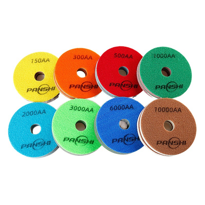 5/6/7/8-pulgadas roca esponja fibra pulido película mármol agua molienda pieza engrosada 125/150/180/200mm