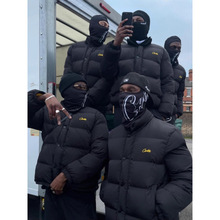 Corteiz Vibe美式嘻哈立领加厚棉服男2025年新款潮牌冬季棉衣外套