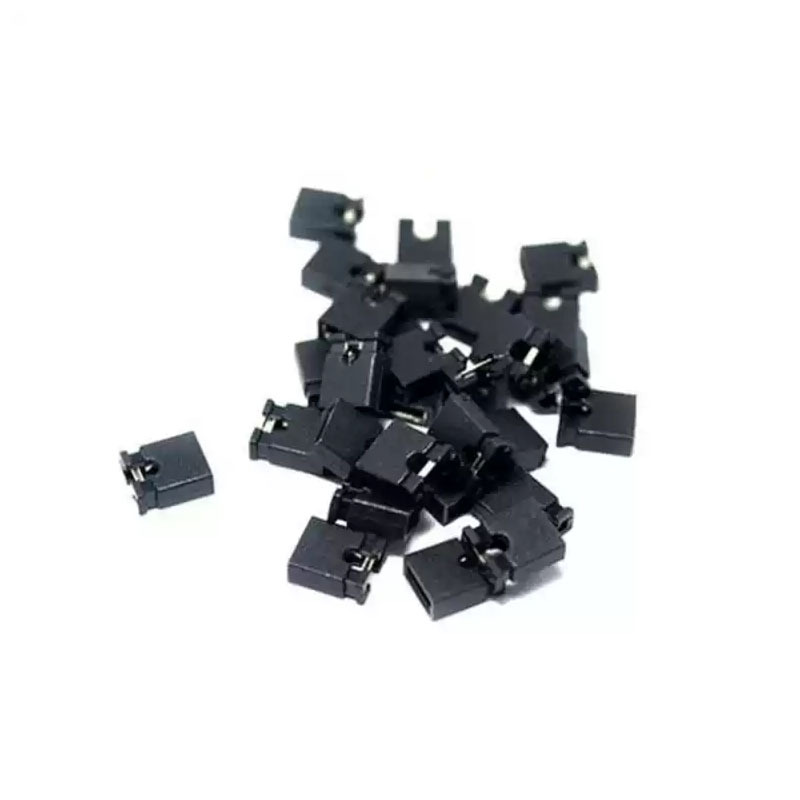 Open-Ended Jumper Caps, Short-Circuit Blocks, 2.54mm Pitch, Colorful, Sold in Packs of 2000 Pieces