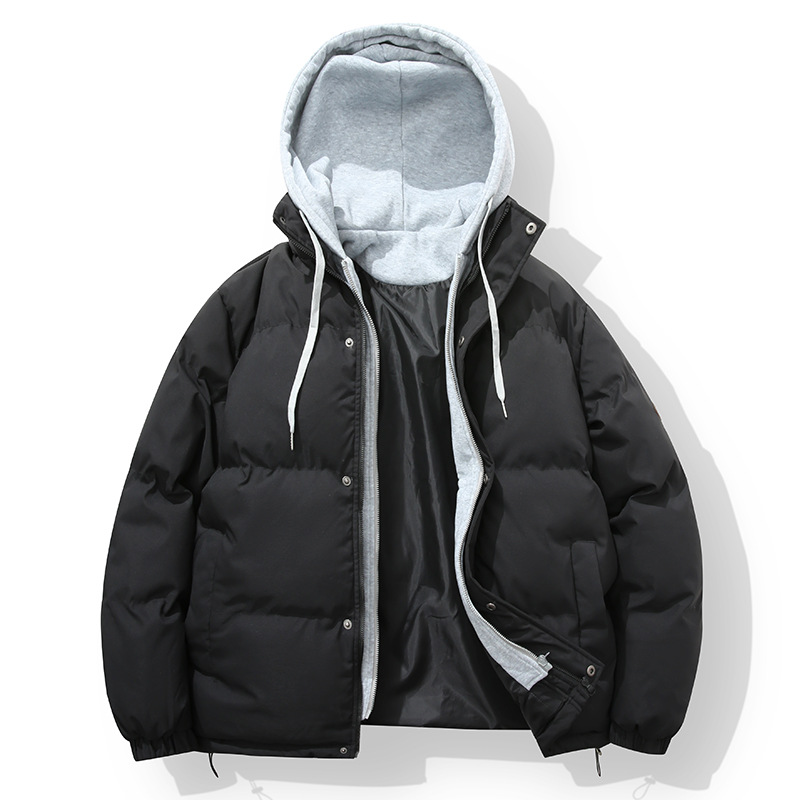 Manteau de mode en coton épais pour homme, vêtement tendance d'hiver_voghion.com